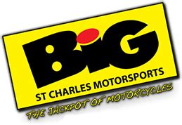 Big charles motorsports - St. Charles MO 63301. (636) 946-6487. info@bigstcharlesmotorsports.com. Fax: (636) 946-7307. In Stock Inventory Browse Our Inventory. Used Inventory Browse Our Inventory. CLEARANCE SALE Click Here for Specials. SHOP Parts Browse Our Inventory. 